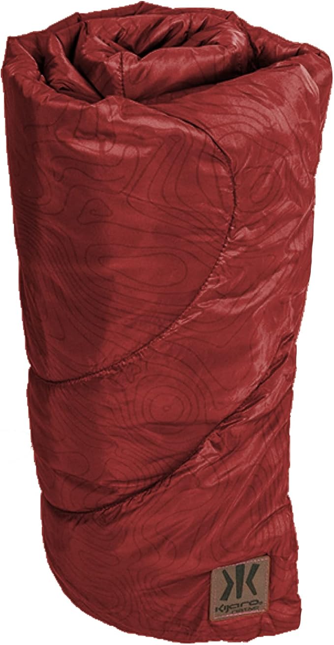 Kijaro Native Camp Quilt | Printed Outdoor Camping Blanket | 55" x 79" | Warrens Red, 1-Person