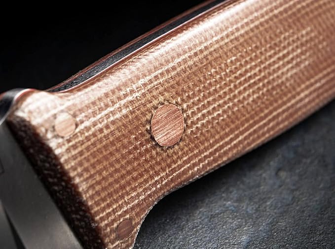 BÖKER PLUS Cub Pro Fixed Blade Knife Designed by Lucas Burnley, Leather Sheath