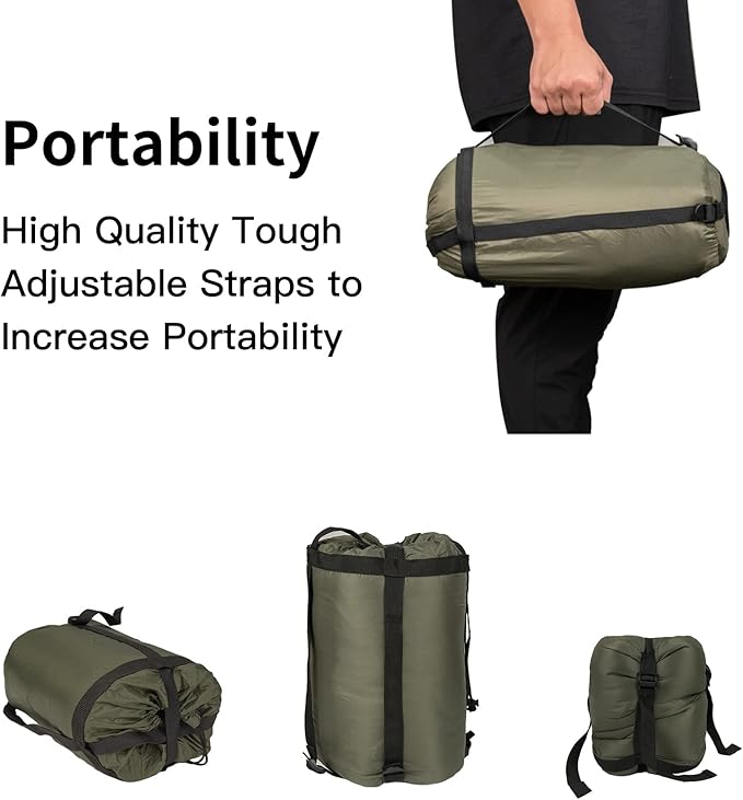 Poncho Liner Military Woobie Blanket Multicam Camo Woobie with Compression Carry Bag for Outdoors Hiking Jungle Hunting Gear