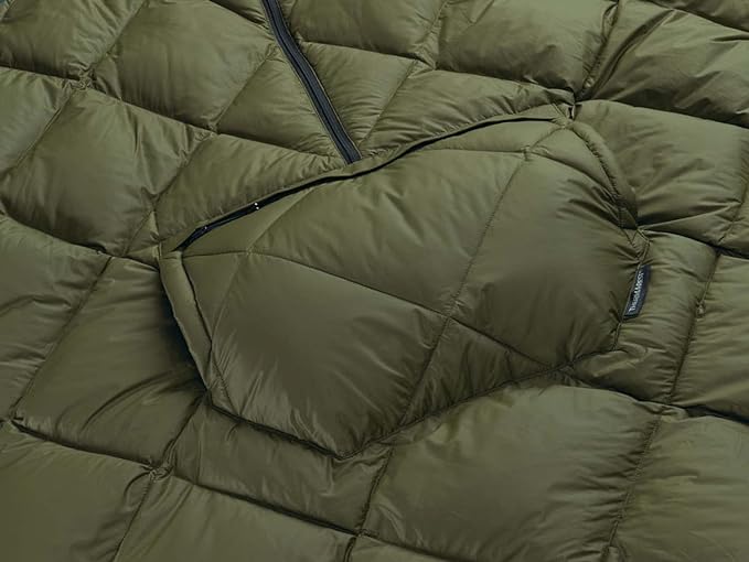 Therm-a-Rest Standard Honcho Poncho Down Wearable Camping Blanket