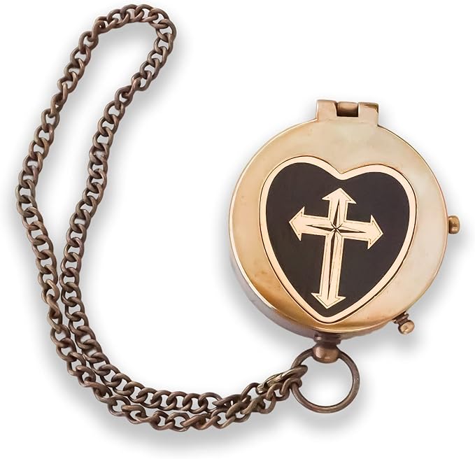 Christian God Compass Gifts Scripture Religious Bible Church Gift for Christening Baptism Communion Confirmation Jesus Prayer Ideal Gift for Student Teacher Men Women