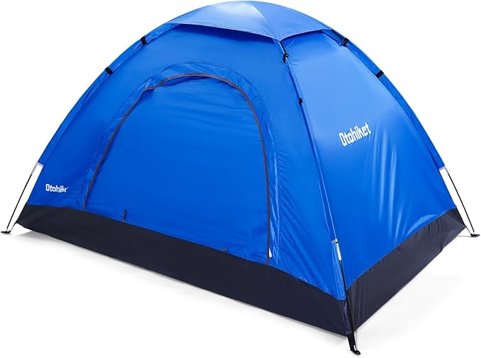 Backpacking Camping Tent Lightweight Portable Waterproof with Carrying Bag for Outdoor Summer Beach