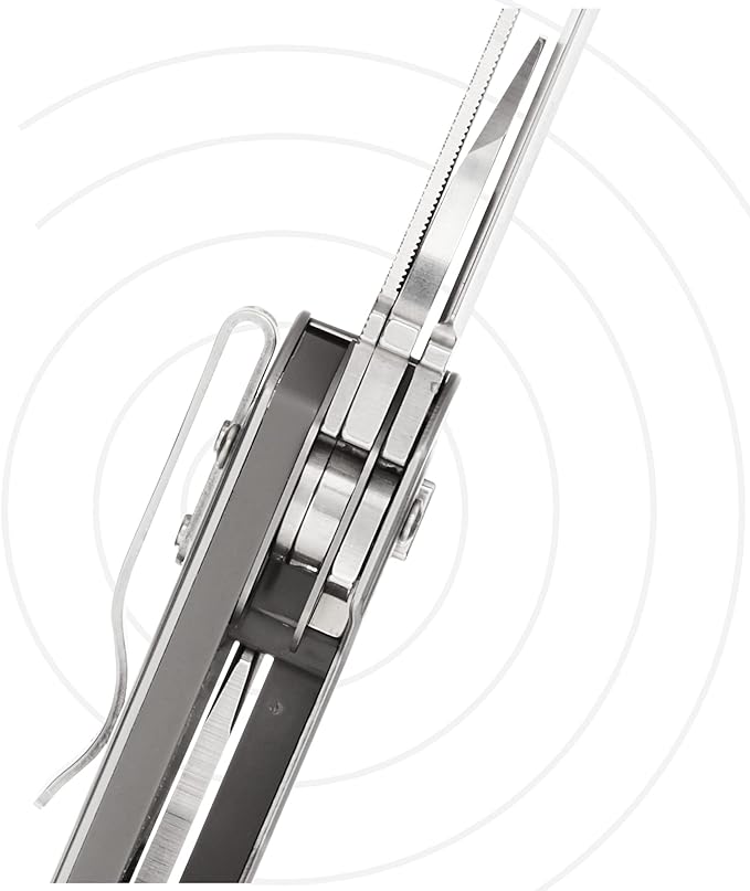 LEATHERMAN, FREE T4 Multitool and EDC Knife with Magnetic Locking and One Hand Accessible, Made in the USA, Stainless