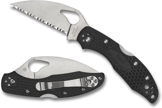 Spyderco Byrd Meadowlark 2 Wharncliffe Folding Knife (SpyderEdge)
