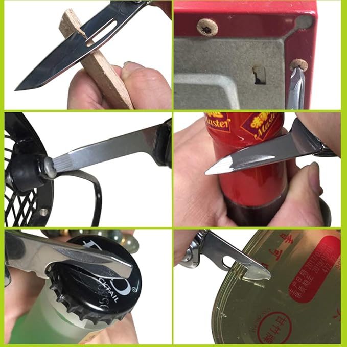 Outdoor Folding Multifunction Pliers with Spring inside-loaded and Side Lock Portable Camping Multipurpose Combination Tool Knife Pliers Colorful