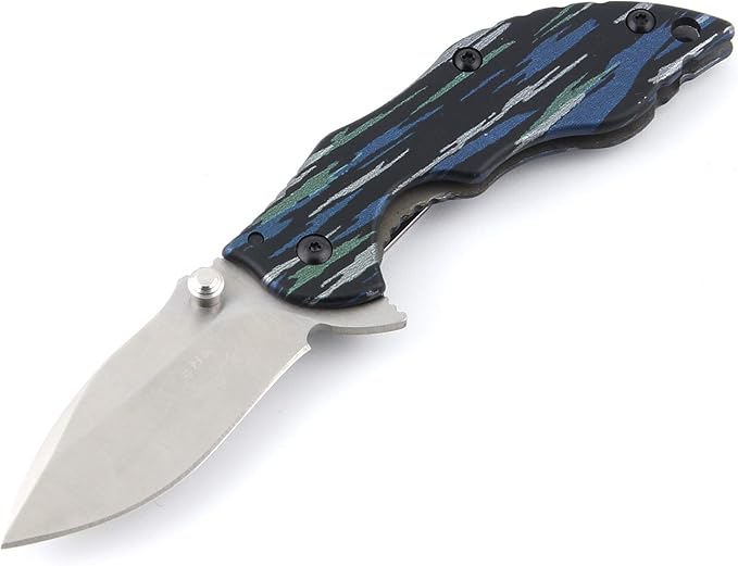 Sanrenmu 6026 LUI-SGT Frame Lock Pocket Knife (6026LUC-SGI)