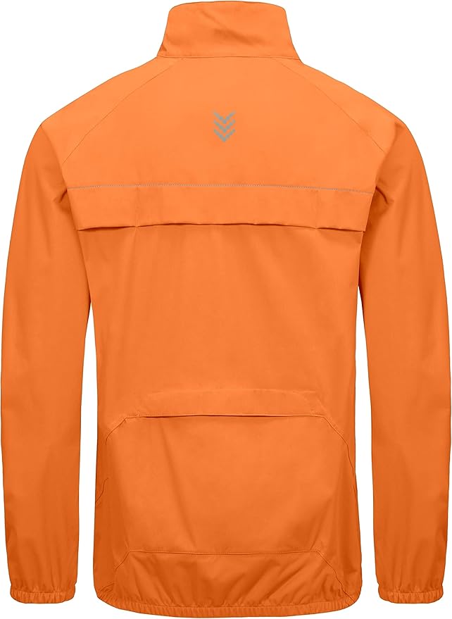 Little Donkey Andy Men's Cycling Jacket, Waterproof Lightweight Windbreaker, Packable