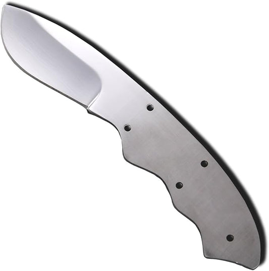 USA Knifemaker Supply Hunting Knife Blade Blank 003-9Cr18MoV Stainless Steel - 6" OAL