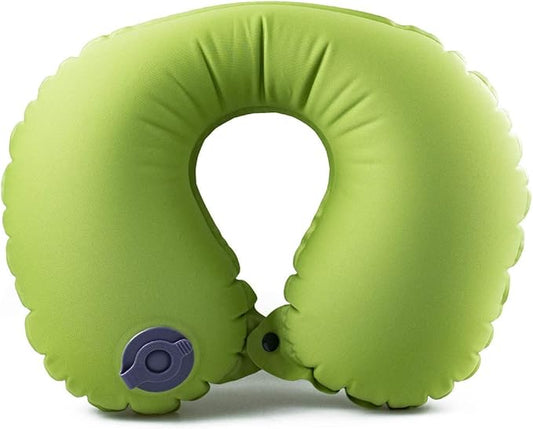 AceCamp Inflatable Air Pillow-Comfortable, Lightweight, Compact, Portable, and Perfect for Backpacking, Car Camping, and Even Airplane Travel (Green-u)