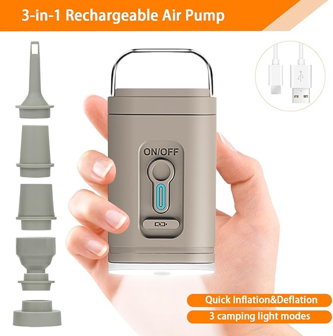 Self Inflating Sleeping Pad,4" Extra Thick Memory Foam Camping Pad, 60S Fast Air Self-Inflating Camping Mattress Pads, 4 Season Sleeping Mat for Camping Rooftop Tent Car Truck Van