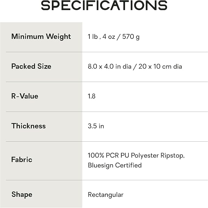 NEMO Quasar 3D Lightweight Sleeping Pad