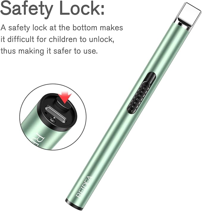 REIDEA Electronic Candle Lighter S4(2 Pack Mint Green)