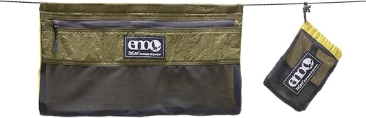 ENO Talon Hammock Organizer - Hanging Organizer for Camping & Backpacking Hammocks - Organizer Bag for Water Bottles, Travel Essentials, and Hiking Essentials