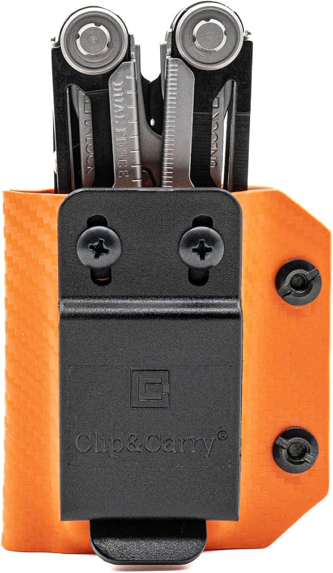 Clip & Carry Kydex Multitool Sheath for Gerber Dual-Force ~ Made in USA (Multi-Tool not Included) Multi Tool Holder Holster
