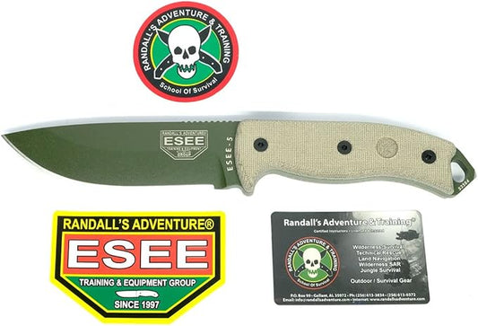 ESEE -5 Plain Edge No Sheathing OD Blade