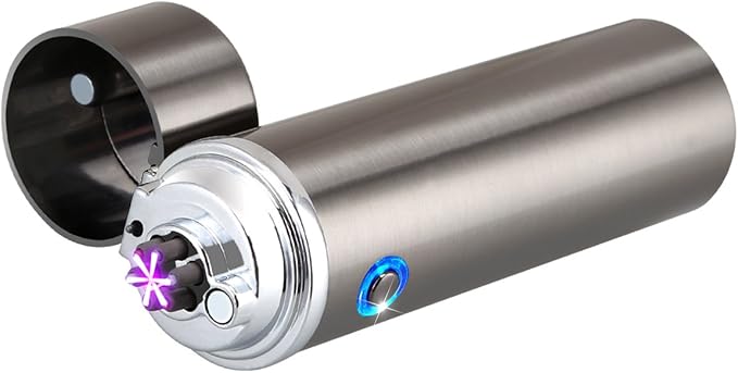 Electric Candle Lighter - Triple Arc Plasma Beam Lighter - Rechargeable Windproof Flameless Electronic Plasma Torch Lighter XL Lighters