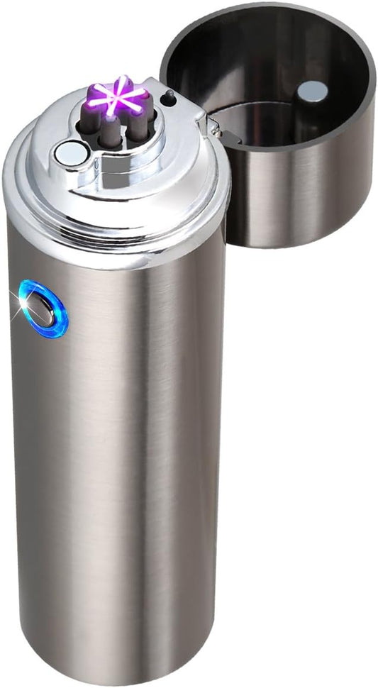 Electric Candle Lighter - Triple Arc Plasma Beam Lighter - Rechargeable Windproof Flameless Electronic Plasma Torch Lighter XL Lighters