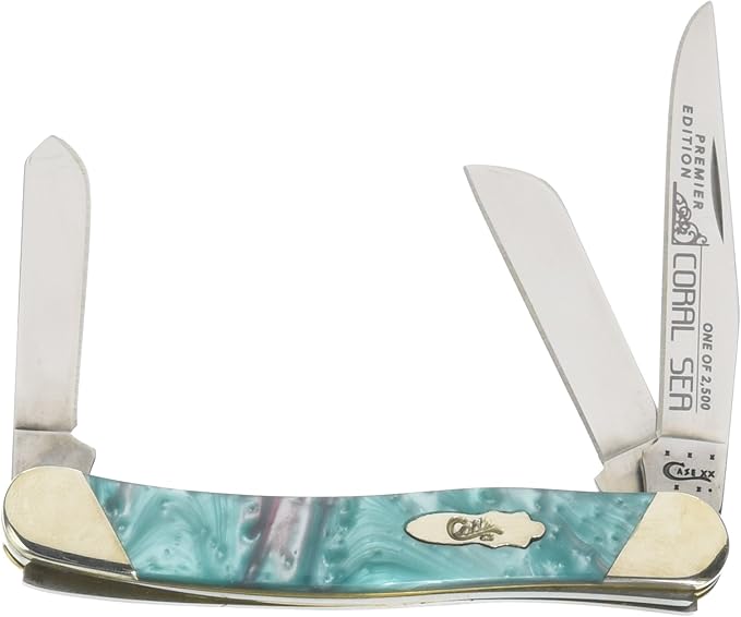 Case Cutlery Medium Stockman Coral Sea