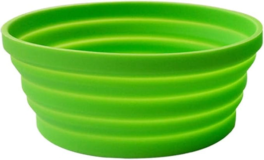 Silicone Expandable Collapsible Bowl for Travel Camping Hiking (Green(S))