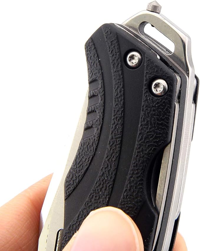 Sanrenmu 7098 Liner Lock Pocket Folding Knife Multitools 12C27 Blade PA66+GF Handle