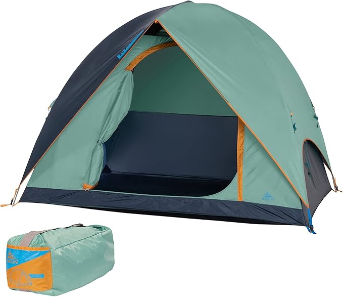 Kelty Tallboy Family Car Camping Tent, 4 or 6 Person Freestanding Shelter, Large Capacity, Stuff Sack Included. 2022