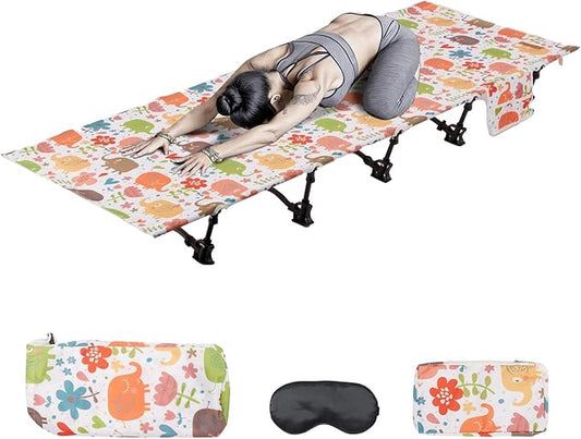 HITORHIKE Camping Cot Compact Folding Cot Bed for Outdoor Backpacking Camping Cot Bed