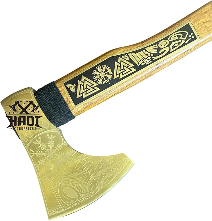 Viking Axe,Hatchet,Throwing Axes,Weapons,Hand Axe,Gifts for him,Wood Working Tool,Viking Gifts for Men,Camping Hatchet,Tomahawk,Bearded Axe (PA-001)