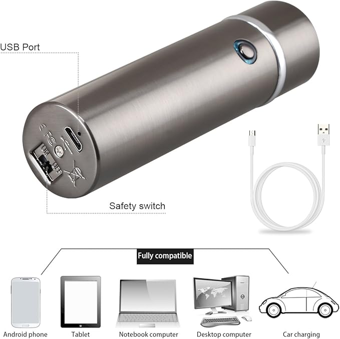 Electric Candle Lighter - Triple Arc Plasma Beam Lighter - Rechargeable Windproof Flameless Electronic Plasma Torch Lighter XL Lighters