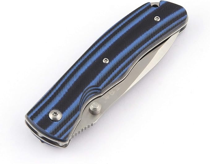 Sanrenmu 9055MUC EDC Frame Lock 8CR13MOV G10 Folding Pocket Knife