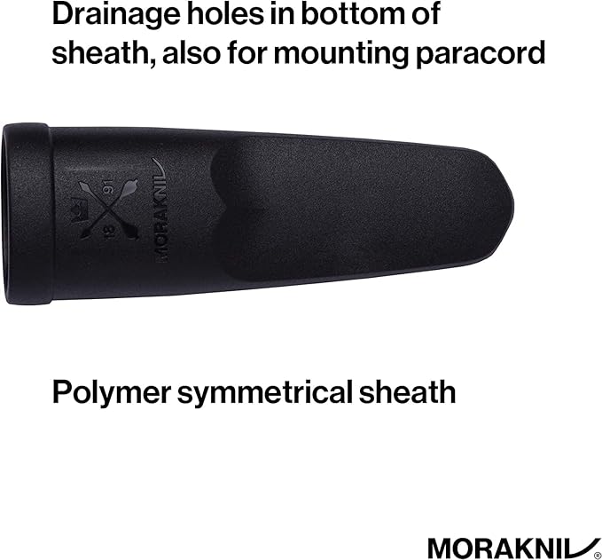 Morakniv Eldris Fixed-Blade Pocket-Sized Knife with Sandvik Stainless Steel Blade, Lanyard and Firestarter, 2.2-Inch