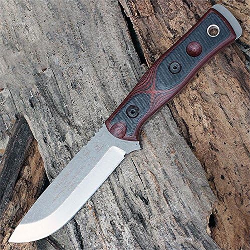 TOPS Knives B.O.B. THE RAFT B.O.B. Hunter Brothers of Bushcraft Fieldc – 154 CM Steel, red