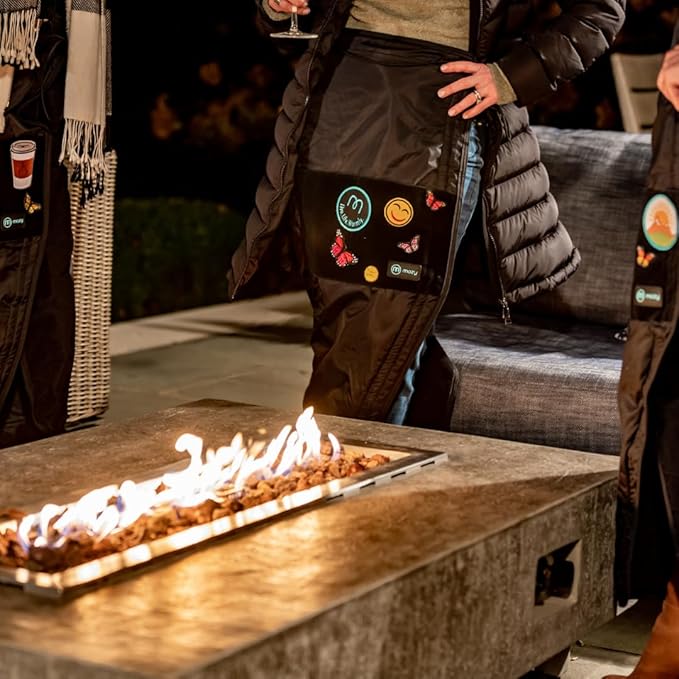 Mozy Wearable & Weatherproof Outdoor Blanket – Lower-Body Thermal Wrap for Superior Warmth