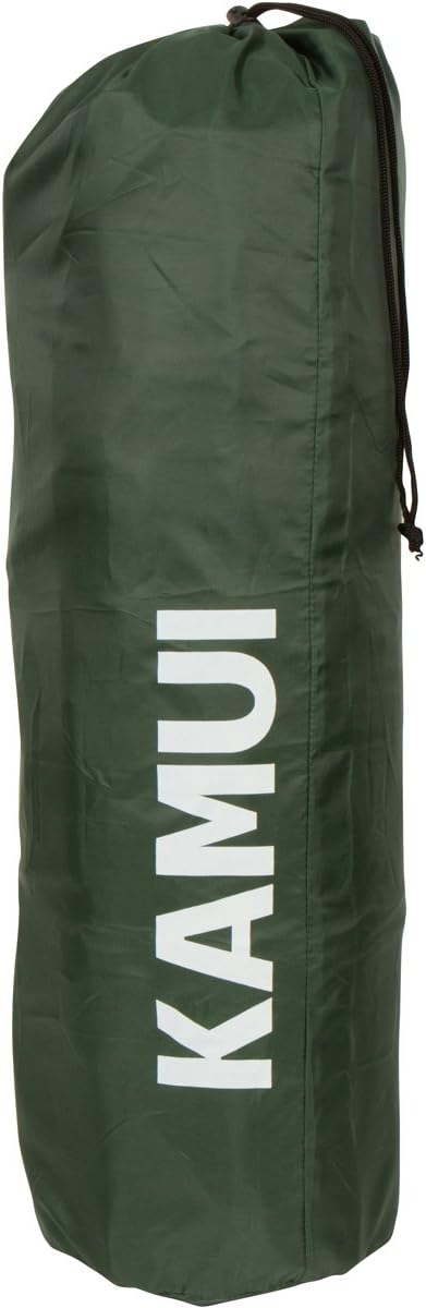 KAMUI Self Inflating Sleeping Pad - 2 Inch Thick Camping Pad Connectable with Multiple Mats for Tent and Family Camping (Green)