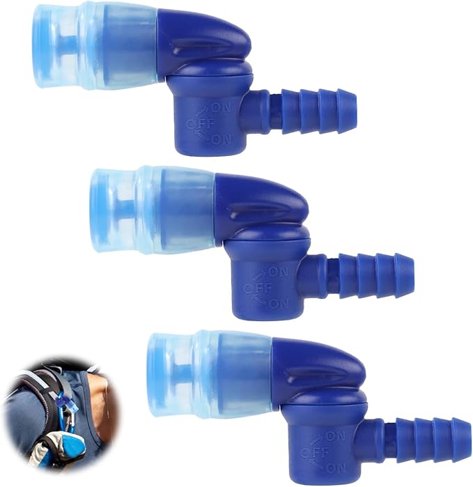 Bite Valve Replacement for Camelbak, Mouthpiece Replacement for Camelbak Hydration Pack Valve Replacement Parts for Camelbak & Osprey Hydration Bladder (Blue)