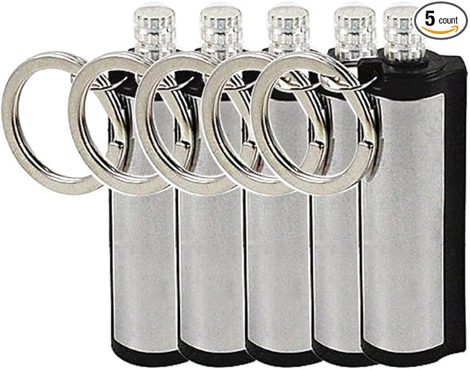 Set of 5 Forever Match, Metal Match, Flints, Camping, BBQ,Emergency Fire Starter Permanent Match