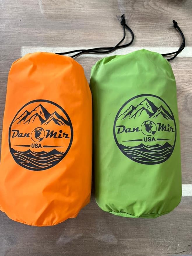 DanMir Camping Sleeping Pad - Ultralight Inflatable Camping Mattress for Hiking; Backpacking Camping Gear Must Have; Includes Carry Bag, Repair Kit; Compact Camping Mat and Portable Truck Bed Mattress