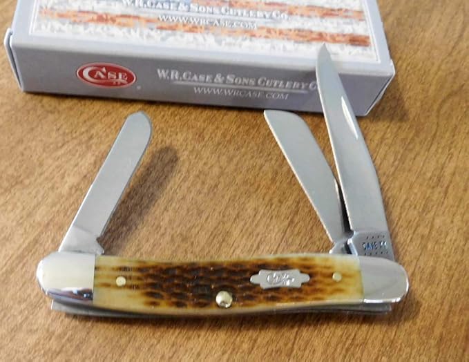 Case Cutlery CA52834: Stockman Antique Bone Rogers