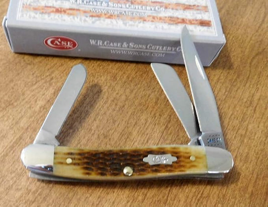 Case Cutlery CA52834: Stockman Antique Bone Rogers