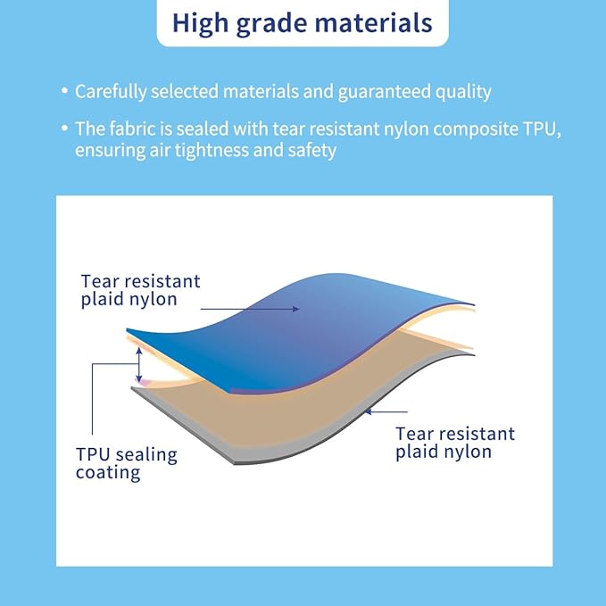 Cold Weather Sleeping Pad, Insulated Sleeping Pad R Value 6.9, Backpacking Sleeping Pad for Camping Cold Weather
