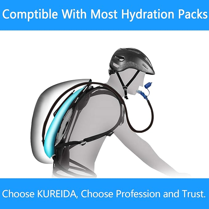 Hydration Bladder 2 Liter Leak Proof Water Reservoir,BPA Free,Wide Opening, Military Water Bladder Combined with Hydration Backpacks for Biking Hiking Running Camping Climbing.