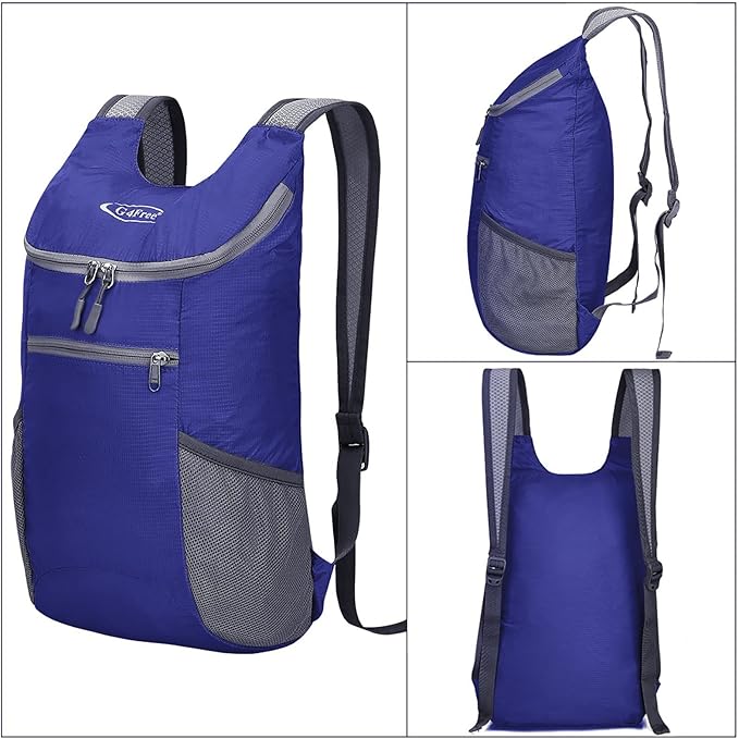 G4Free Lightweight Packable Hiking Backpack for Men Women Small Hiking Daypacks Foldable Shoulder Pack Casual Outdoor Bag 11L