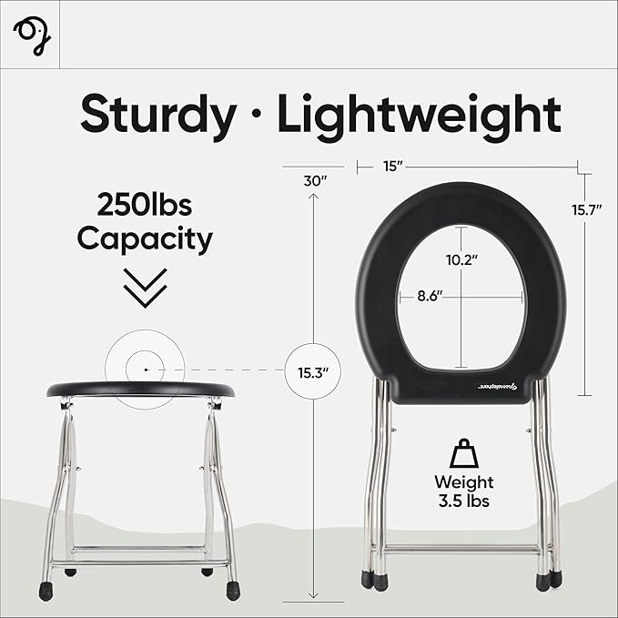GREEN ELEPHANT Portable Toilet - Camping Toilet, Portable Toilet for Adults, Portable Potty, Composting Toilet, Porta Potty, Camp Toilet, Camping Toilets Portable, Quick Setup, Outdoor & Home Use