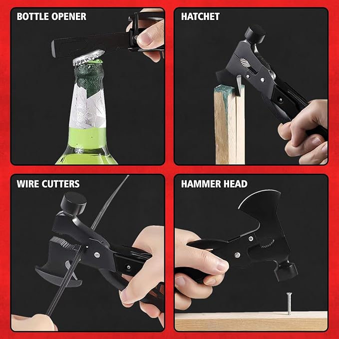 Multitool Camping Hammer For Dad, Multitool Hammer For Dad, Gifts For Father's Day: World's Coolest Dad