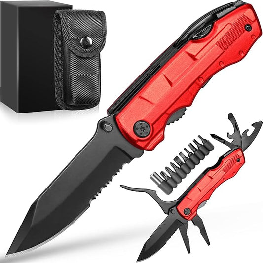 ONEAGE Gifts for Men Dad Him Boyfriend,Pocket Folding Knife,Anniversary Birthday Stocking Stuffers Gifts,Valentines Day,Fathers Day,Groomsman Gifts,Cool Gadgets for Camping Hiking Fishing Survival