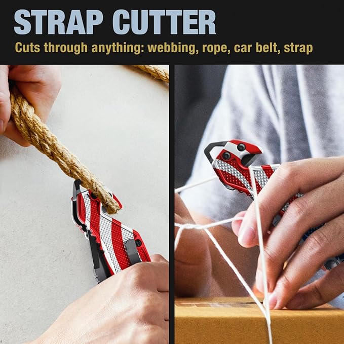 GOOD WORKER Pocket Knife American Flag - Small Legal Knives fo EDC - Patriotic American Gifts - US Flag Tactical Folding Knives for Men Boys Teenage - Nice Hand Folding Knife United States 6680 F