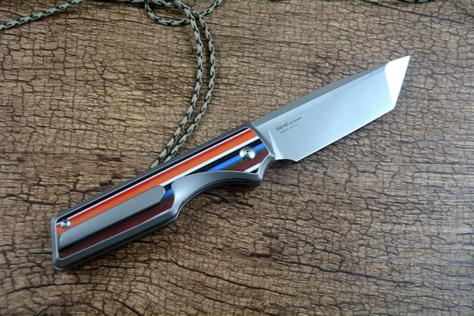 TWO SUN Folding Knife K110 Blade Colorful G10 Titanium Handle Hunting Outdoor TS436