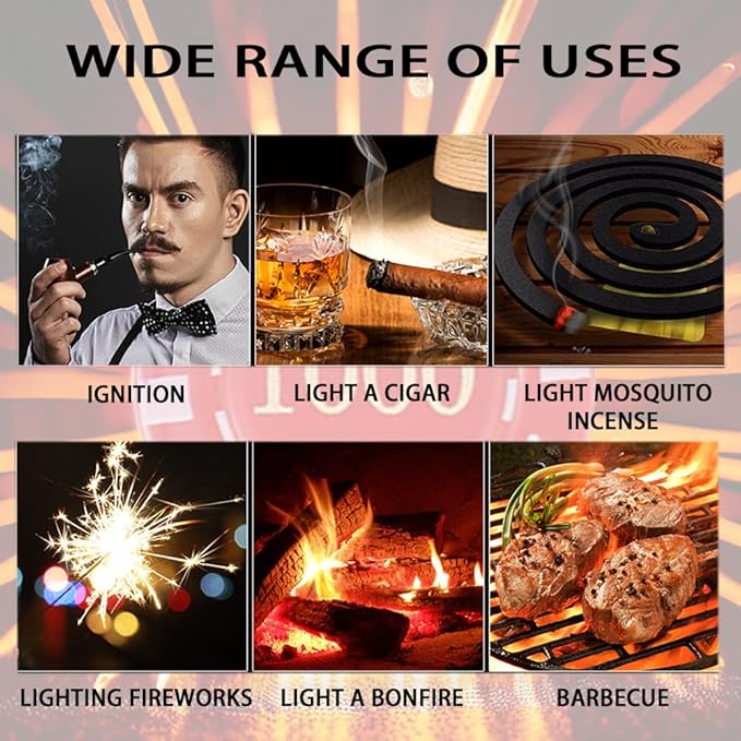 Creative Lighter, Butane Torch Lighter, Novelty Lighter, Inflatable Lighter, Adjustable Soft Flame Lighter for Camping, BBQ, Candles, Birthdays and Other Gifts (Gas Free) (Black)
