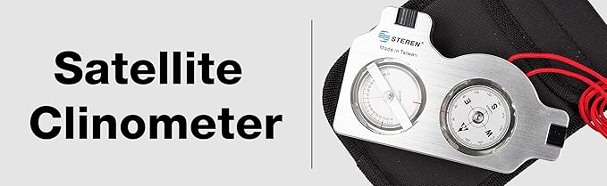 Satellite Finder - Surveyors Compass - Surveyor Compass - Clinometer Forestry - Survey Compass - Inclinometer Compass - Compass Inclinometer - Compass Clinometer Offroad - Survey Tools - STEREN