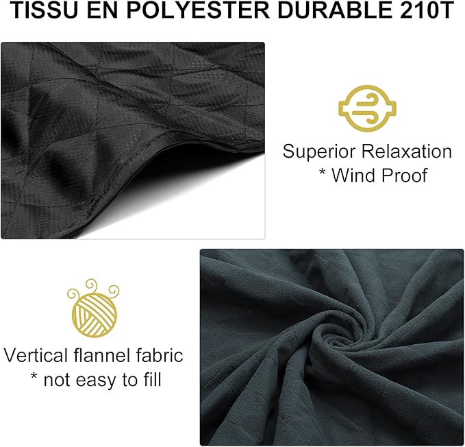 Forceatt Camping Blanket, 79" X 57" Large Outdoor Blanket, Sandproof, Waterproof for Outdoor Festivals, Beaches, Picnics, Stadium,Camping, Parks, Hiking, Travel, Family Suitable for 4 Seasons.