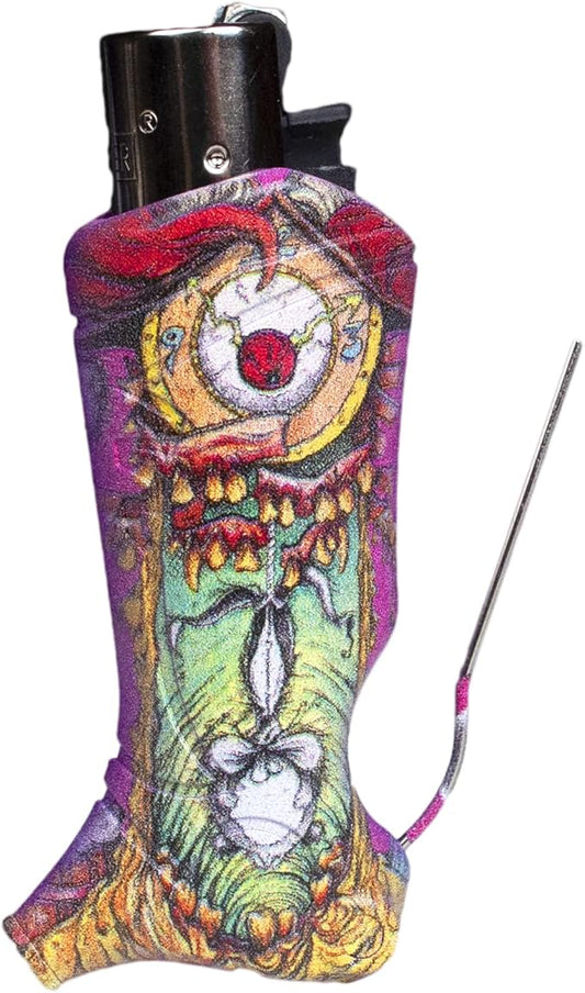 Toker Poker - Clipper Lighter Case Multi Tool, Alice Collection - Clockmaw, All Inclusive Tool for Camping and Other